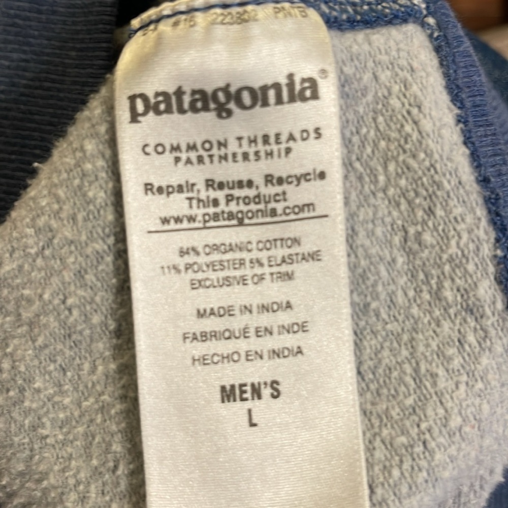 Blue Patagonia P-6 Logo Uprisal Hoody - Picture 3 of 3